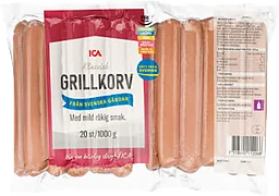 Grillkorv 1kg ICA