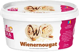 Gräddglass Wienernougat 500ml SIA Glass
