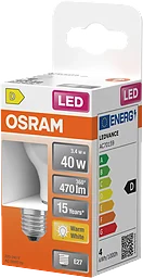 LED Klot Matt E27 470lm(40W) Osram