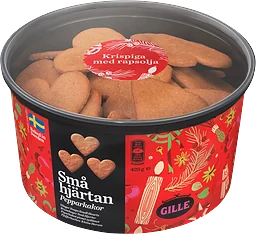 Pepparkakor Små hjärtan 425g Gille