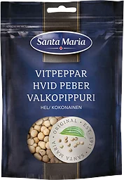 Krydda Vitpeppar Hel påse 70g Santa Maria