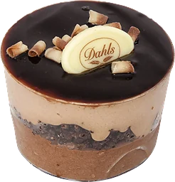 Bakelse Trippelchoklad 2-pack 260g Dahls Bageri