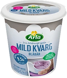 Kvarg Mild Blåbär Laktosfri 1kg Yalla