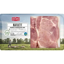 Kotlett från frigående gris