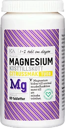 Magnesium Citrussmak Tuggtablett 60st ICA Hjärtat