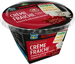 Crème fraiche Fetaost & soltorkade tomater 30% 2dl Arla Köket