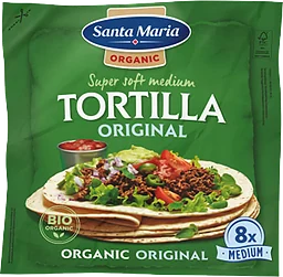 Tortilla Ekologisk Medium 8-p 320g Santa Maria