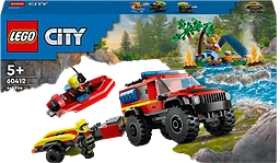 4x4 Brandbil med räddningsbåt