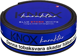 Knox Blue Stark White