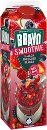 Smoothie Hallon Jordgubb Blåbär 1l Bravo