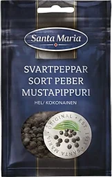 Krydda Svartpeppar Hel 22g Santa Maria