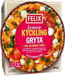Krämig kyckling med soltorkad tomat 380g Felix