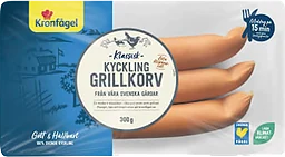 Grillkorv Kyckling Klassisk 300g Kronfågel
