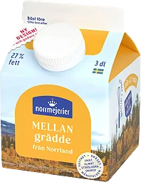 Mellangrädde 27% 3dl Norrmejerier
