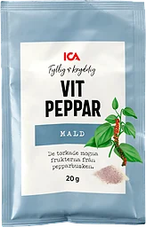 Vitpeppar Malen 20g ICA