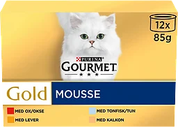 Kattmat Mousse 12-p 85g Gourmet