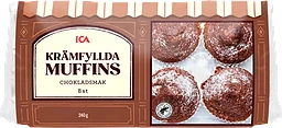 Chokladmuffins Krämfyllda 8-pack 240g ICA