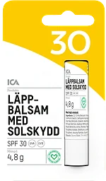 Läppbalsam med Solskydd SPF30 1-p ICA Hjärtat