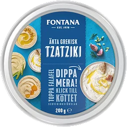 Tzatziki Äkta Grekisk 200g Fontana