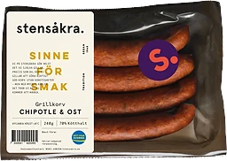 Kryddkorv Chipotle Ost 70% Kötthalt 240g Stensåkra