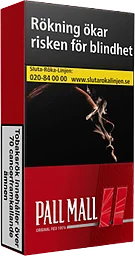 Original Red 100´s 20-p Pall Mall