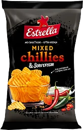 Chips Mixed chillies & sourcream 275g Estrella