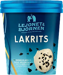 Glass Lakrits 500ml Lejonet & Björnen