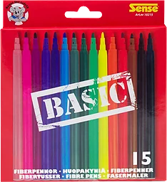 Fiberpennor 15-p Basic Sense