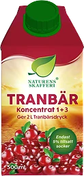Tranbär koncentrat 500ml Naturens skafferi