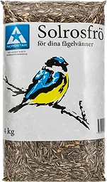 Foderråvara Vildfågel Solrosfrö 4kg Nordstar