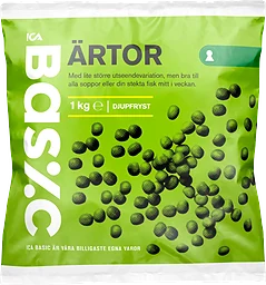 Ärtor Fryst 1kg ICA Basic