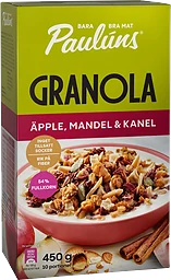 Granola Kanel mandel & äpple 450g Paulúns
