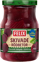 Skivade rödbetor