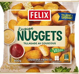 Krispiga nuggets av couscous 400g Felix