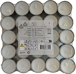 Värmeljus 4h 50-pack