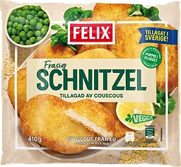 Växtbaserad frasig schnitzel 410g Felix