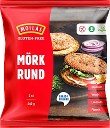 Mörk Rund Glutenfritt Moilas