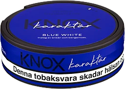 Knox Blue White Portion