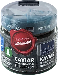 Stenbitsrom Svart 75g Royal Greenland