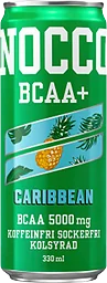 Funktionsdryck BCAA Caribbean Koffeinfri Sockerfri 33cl Nocco