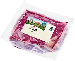Nötbog Färsk i bit ca 1kg ICA