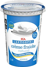 Crème fraiche Laktosfri 32% 5dl ICA