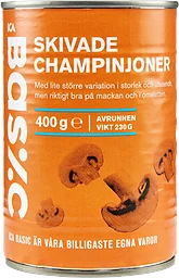 Champinjoner Skivade 400g ICA Basic