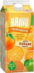 Fruktdryck Apelsin Äpple Sockerfri 1750ml Bravo