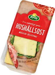 Hushållsost skivad 26% 300g Arla