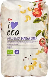 Makaroner Ekologisk 1kg ICA I love eco