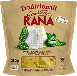 Färsk Pasta Ravioli Ricotta och Spenat 250g Rana