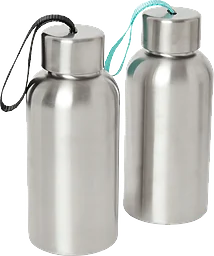 Termosflaska rostfri Active svart/aqua 0,37l ICA