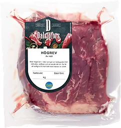 Högrev i bit av nöt ca 1kg Dalsjöfors