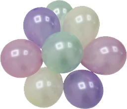 Ballong Pärlemor 8-p Happy Party